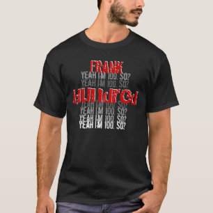 Funny 100th Birthday Custom Name Black Red White T-shirt