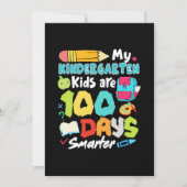 Funny 100Th Day Of School Gift Cute My Kindergarte Save The Date (Voorkant)