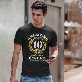 Funny 10th Anniversary for couples T-shirt