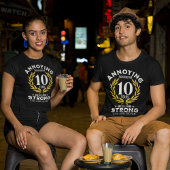 Funny 10th Anniversary for couples T-shirt