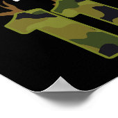 Funny 11th Birthday 11 Year Old Deer Hunter Gift B Poster (Hoek)