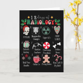 Funny 12 Days Of Radiology Christmas Radiate Xray Kaart (Gele Bloem)