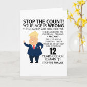 Funny 12th Year Birthday Cadeau Happy Birth year Kaart (Gele Bloem)