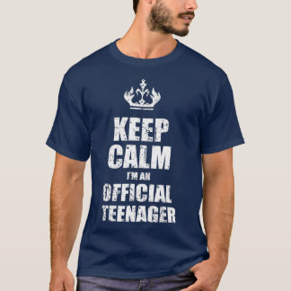 Funny 13th Birthday Gift Officier 13 Year Ol T-shirt