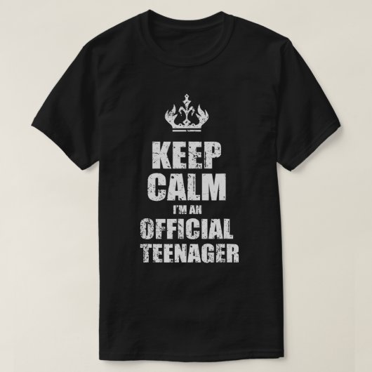 Funny 13th Birthday Gift Officier 13 Year Ol T-shirt (Design voorkant)