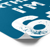 Funny 13th Birthday Teenager 6+7 Year Old Boys Kid Poster (Hoek)