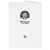 Funny 13th Cake with Fire Birthday (Achterkant)