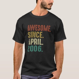 Funny 16-jarige geboorte cadeaus Geweldige sinds a T-shirt