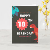 Funny 18th Birthday Kaart - Immature (Gele Bloem)