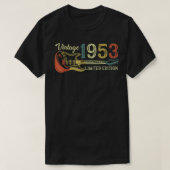Funny 1953 verjaardagscadeau voor mannen Guitar Lo T-shirt (Design voorkant)