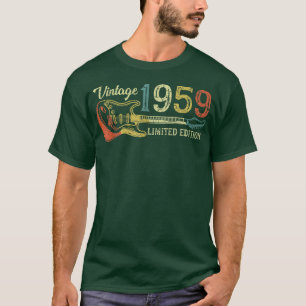 Funny 1959 verjaardagscadeau voor mannen Guitar Lo T-shirt