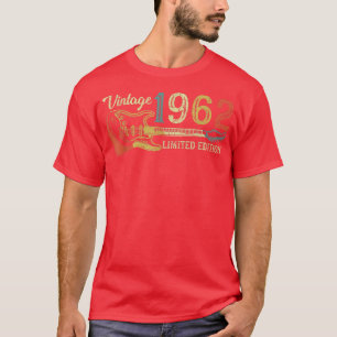 Funny 1962 verjaardagscadeau voor mannen Guitar Lo T-shirt
