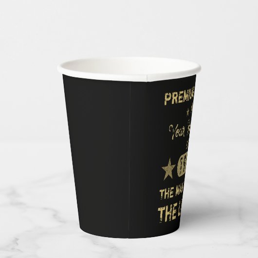 Funny 1963 Birthday Man Myth Legend Papieren Bekers (Rechts)