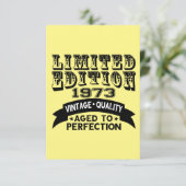 Funny 1973 Birthday Card Limited Edition Bedankkaart (Staand voorkant)