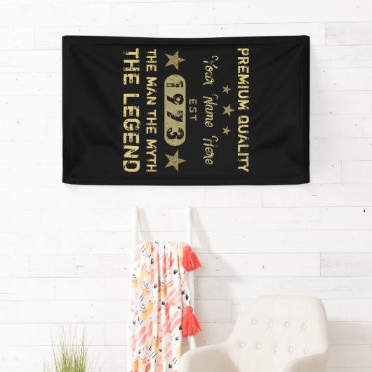 Funny 1973 Birthday Man Myth Legend Spandoek (Insitu)