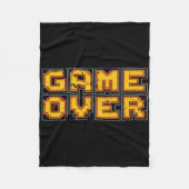 Funny 1980s Retro Video Game Arcade Nostalgia Game Fleece Deken (Voorkant)