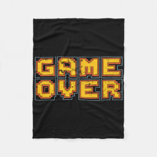 Funny 1980s Retro Video Game Arcade Nostalgia Game Fleece Deken