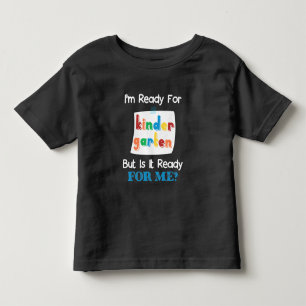 Funny 1e dag kinderen die klaar zijn voor de kinde kinder shirts
