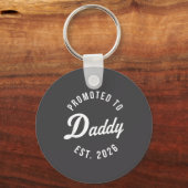 Funny 1st Time Dad Est 2026 New Dad New First Fath Sleutelhanger (Voorkant)