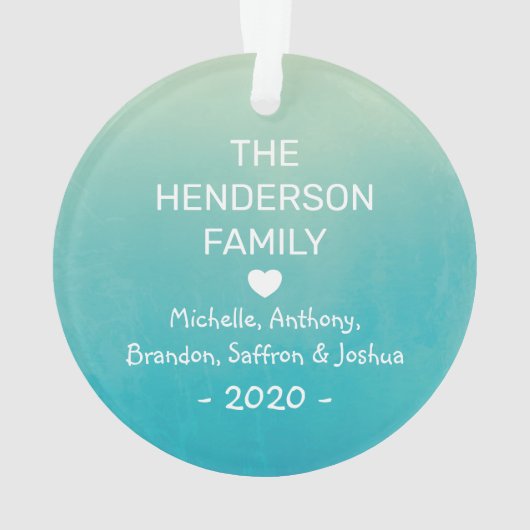 Funny 2020 Quarantine kerstboom Ornament (achterkant)