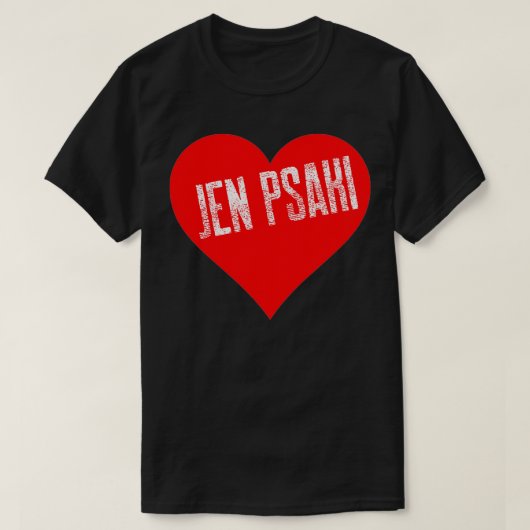 Funny 2021 Political Circle Back I Love Jen Psaki  T-shirt (Design voorkant)