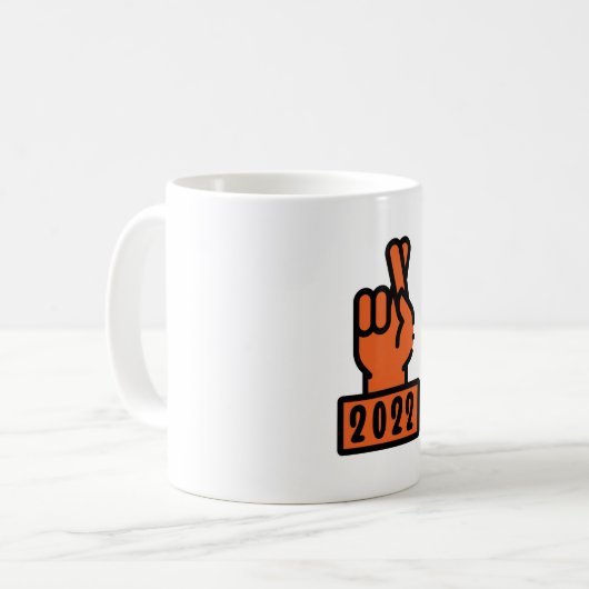 Funny 2022 Good Luck Gift Koffiemok (Voorkant links)