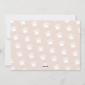 Funny 2022 roff script, pet kerstfoto feestdagenkaart (Achterkant)