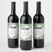 Funny 2022 Wine Glue Holding ons samen Greenery Wijn Etiket (Flessen)