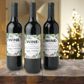 Funny 2022 Wine Glue Holding ons samen Greenery Wijn Etiket