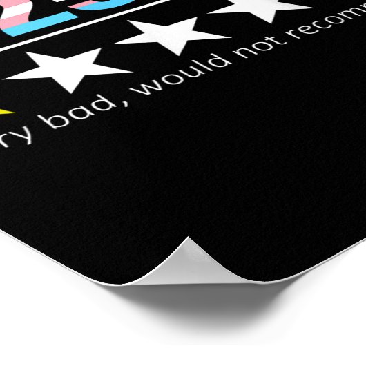 Funny 2025 Very Bad Would Not Recommend Poster (Hoek)