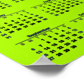 FUNNY 2026 CALENDAR NEXT STOP WORLD DOMINATION POSTER (Hoek)