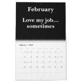 Funny 2026 Office Quote Calendar Kalender (Feb 2026)