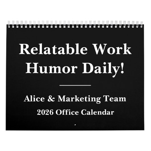 Funny 2026 Office Quote Calendar Kalender (Hoes)