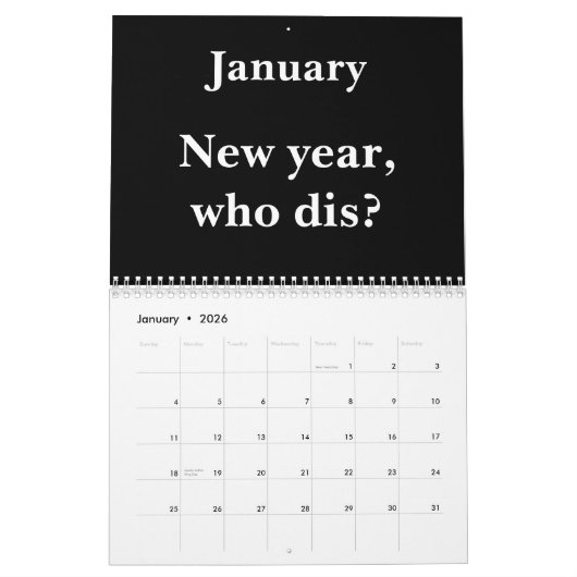 Funny 2026 Office Quote Calendar Kalender (Jan 2026)