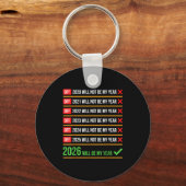 Funny 2026 Will Be My Year Sitive Comeback Humor  Sleutelhanger (Voorkant)