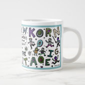 Funny 20oz Mug: Know Won Worns Ewe Grote Koffiekop (Rechts)