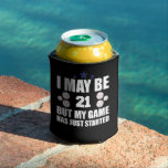 Funny 21st Birthday Baseball Fan 21-jarige geboort Blikjeskoeler<br><div class="desc">Funny 21st Birthday Baseball Fan 21-jarige geboorte</div>