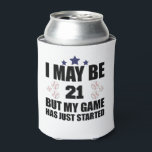 Funny 21st Birthday Baseball Fan 21-jarige geboort Blikjeskoeler<br><div class="desc">Funny 21st Birthday Baseball Fan 21-jarige geboorte</div>