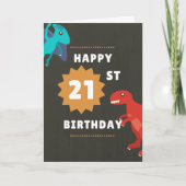 Funny 21st Birthday Kaart - Immature (Voorkant)