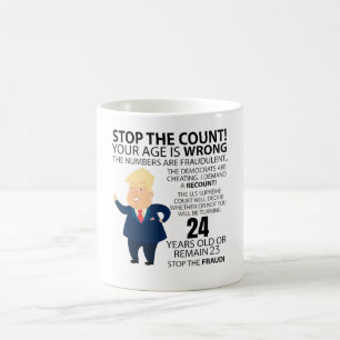 Funny 24th Year Birthday Cadeau Happy Birth year Koffiemok