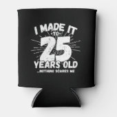 Funny 25th Birthday Quote Sarcastic 25 Year Old Blikjeskoeler (Voorkant)