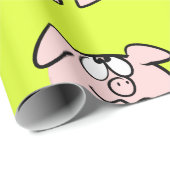 Funny 2 Cartoon Illustratie Varken Kies Kleurcadea Cadeaupapier (Rol Hoek)