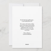 Funny 2 Photo Face Dry Sarcastic Humor Christmas Feestdagenkaart (Achterkant)