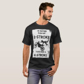 Funny 2 Stroke MX Motocross Dirt Biker T Gift T-shirt (Voorkant volledig)