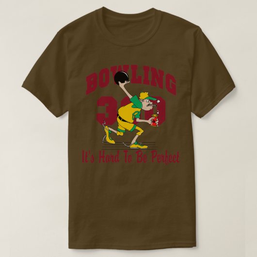 Funny 300 Bowling Score Bowling T T T-shirt (Design voorkant)