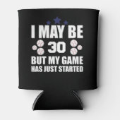Funny 30th Birthday Baseball Fan 30 Year Old Birth Blikjeskoeler (Voorkant)