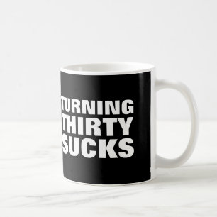 Funny 30th Birthday coffeesmugs (30 sucks) Koffiemok