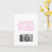 Funny 30th Birthday Eye Cream Folded Wenskaart Kaart (Gele Bloem)