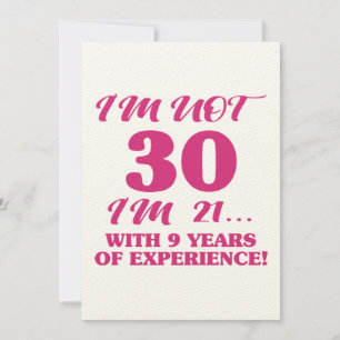 Funny 30th Birthday Kaart