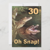 Funny 30th Birthday Party Invitations Kaart (Voorkant)